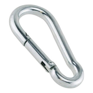 5/16" x 3 1/4" Zinc Plated Steel Carabiner Snap Hook