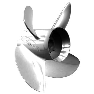 13 1/4" x 17" Express Mach4, 4-Blade, RH, Stainless Steel Propeller