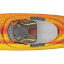 Intrepid 120X Sit-Inside Kayak, Red/Yellow/White image number 3