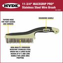 MaxxGrip Pro Wire Brush 11 3/4'' Wire Brush image number 1