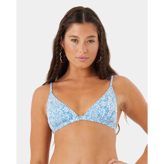 Women's Tile Tranquility Fixed Triangle Bikini Top image number 0