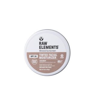 Tinted Sunscreen,Tin, Coconut, SPF 30, 1.8 oz.