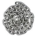 316L Stainless Steel Windlass Chain, 8mm Diameter x 50 Meters Length image number 0