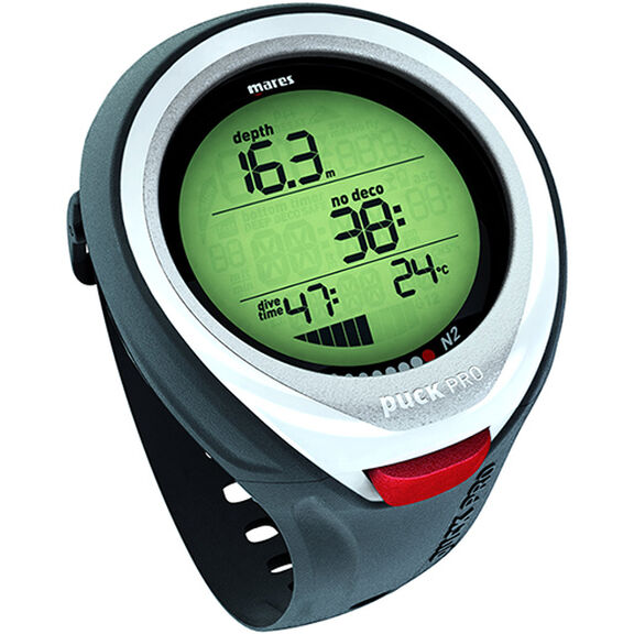 Puck Pro Wrist-Mounted Dive Computer, White image number 0