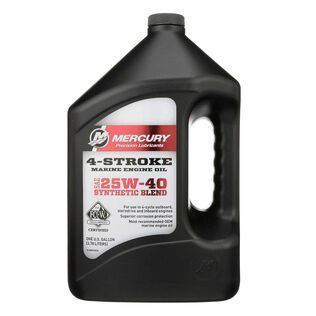 SAE 25W-40 Synthetic Blend 4-Stroke Marine Engine Oil