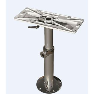 Norsap Table Pedestal Column Gas-Assisted Adjustable Height 18.7"-28.3" Twist-Lock Base