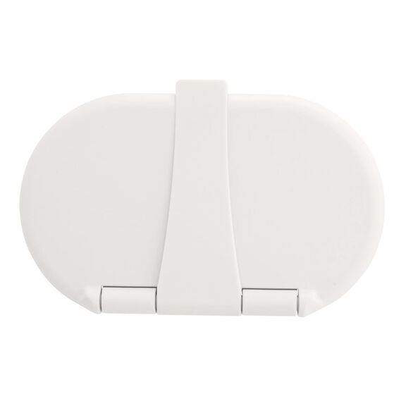 Trinidad Transom Shower Cold Only, Warm White Cup & Lid, Small Warm White Sprayer, 6' Stainless Steel Hose, Chrome Trinidad Handle image number 7