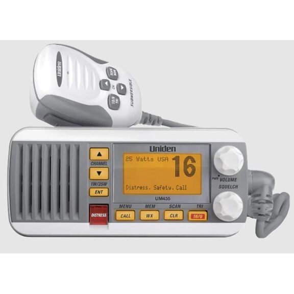 UM435 Fixed Mount VHF 25W Marine Radio image number 1