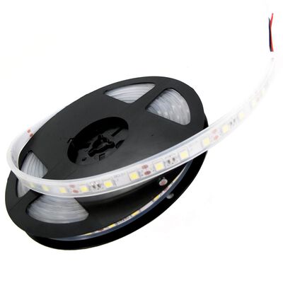 16' Flexible LED Strip Light in Waterproof Sleeve, White