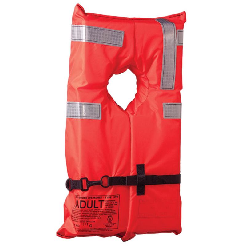 Type I Commercial Life Jacket, Adult Over 90lb. image number 0