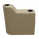 Wise DLX3010-207 DLX Series Pontoon Right Radius Arm Rest - Neutral image number 2