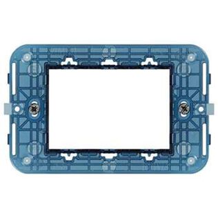 Vimar Arke 3-Module Mounting Frame with Screws for 3-Module Back Box