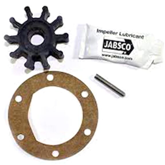 Neoprene Impeller, 2" x 7/8" x 1/2", 1 or 2 Drive, Brass Insert, 10 Blades image number 0
