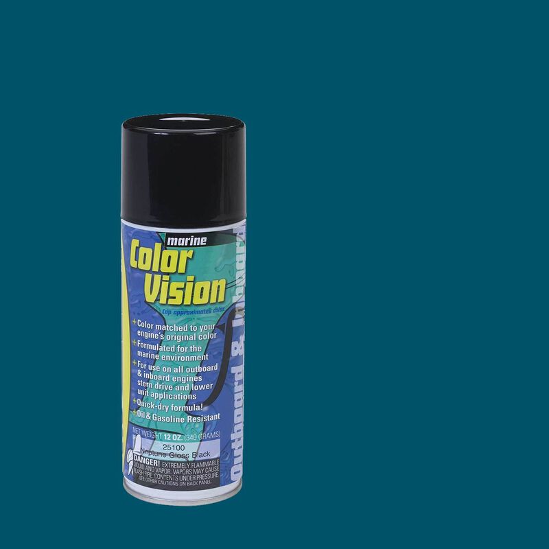 MOELLER Marine Color Vision Engine Enamel Spray Paint, Chrysler Blue