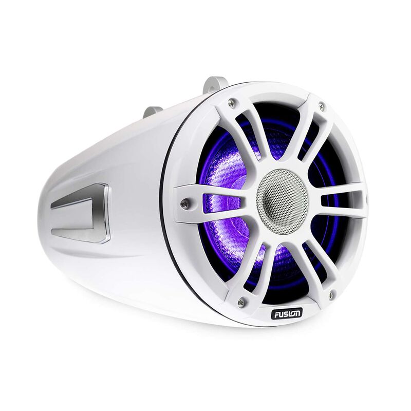 6.5” 230 W Sports White Wake Tower Speakers with CRGBW LED Lighting image number 1