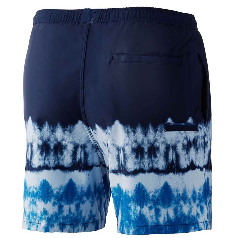 HUK Men's Pursuit Salt Dye Swim Trunks West Marine