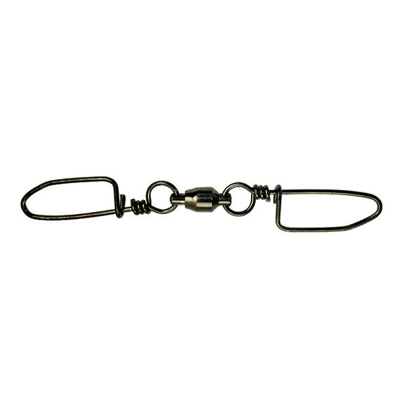 100 lb. Ball Bearing Double Snap Swivels image number 0