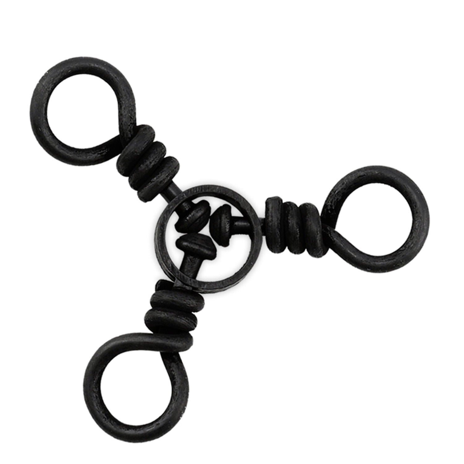 Brass 3-Way Swivels with Stainless Steel Rings
