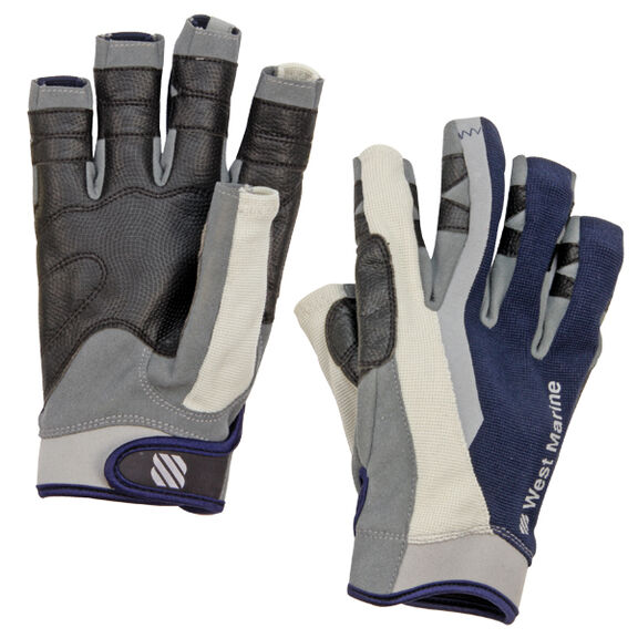 Men's Short Finger Sailing Gloves image number 0