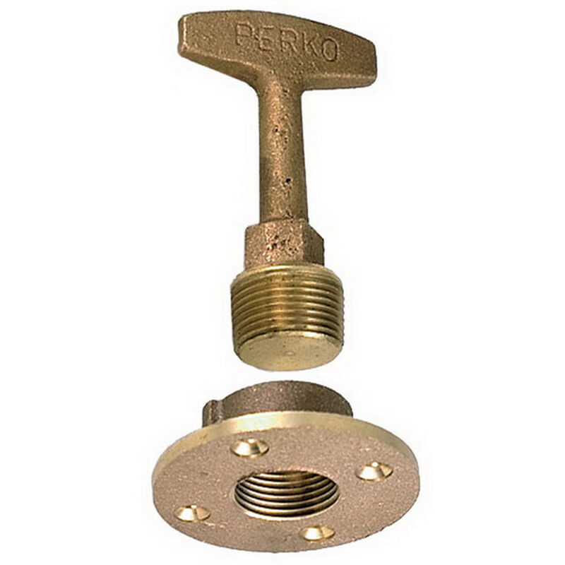 PERKO 3/4" Garboard Drain Plug, Bronze West Marine