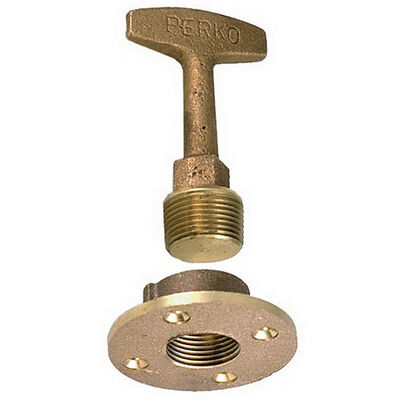 3/4" Garboard Drain Plug, Bronze