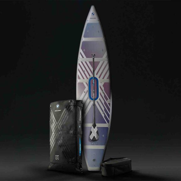 12' Tourer Electric iSUP Motorized Inflatable Stand Up Paddleboard image number 0
