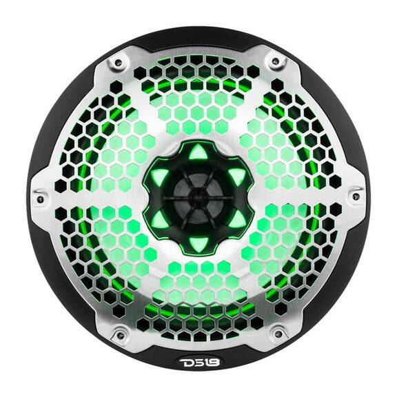 HYDRO 8" 2-Way Marine Speakers with Integrated RGB LED Lights, 375 Watts, White image number 3