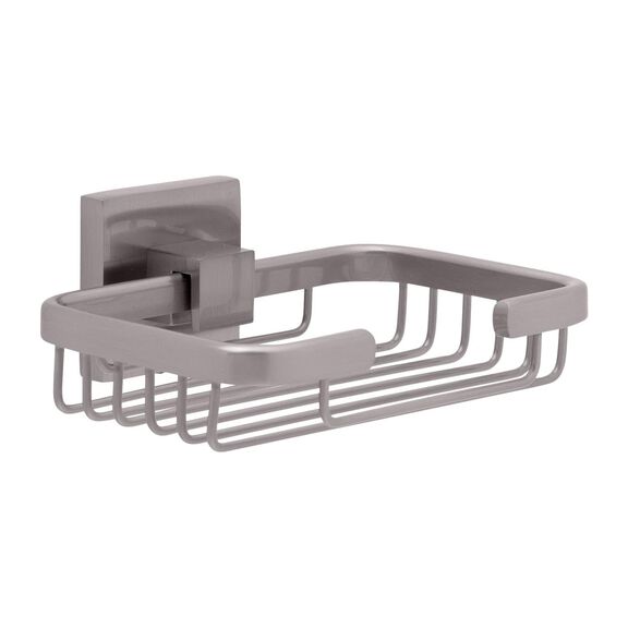 Erissa Soap Basket Brushed Nickel image number 0
