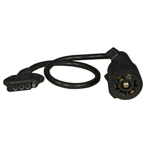TC50000 7 Pole RV Style Blade to 5 Pole Flat - 18" Externsion Harness image number 0