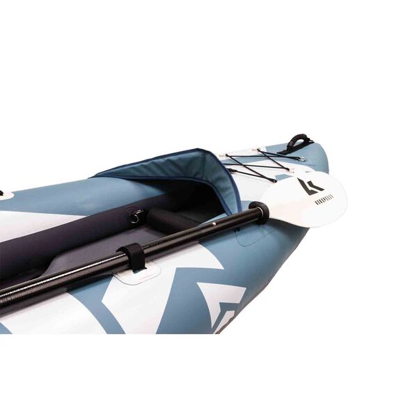Platte 10ft 3 in Solo Inflatable Kayak, Smoke Blue image number 3