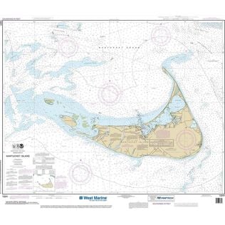 Maptech&reg; NOAA Recreational Waterproof Chart-Nantucket Island, 13241