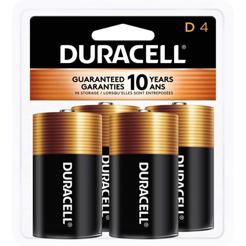 Coppertop D Battery, 4-Pack image number null