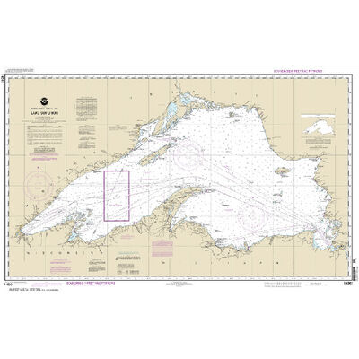#14961 Lake Superior (Mercator Projection)