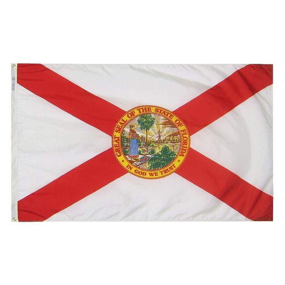 12" x 18" Florida State Flag image number 0