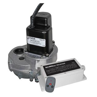 Wireless Steering System with Drive Unit, Steering Cable, Wireless Receiver and Transmitter