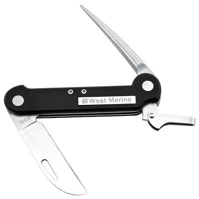 Performance Rigging Knife with Marlinespike and Straight Blade
