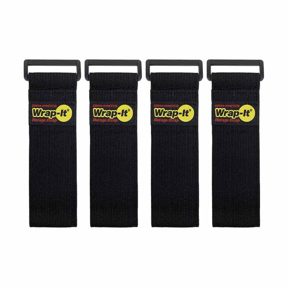 12" Super-Stretch Storage Straps, 4-Pack image number 2