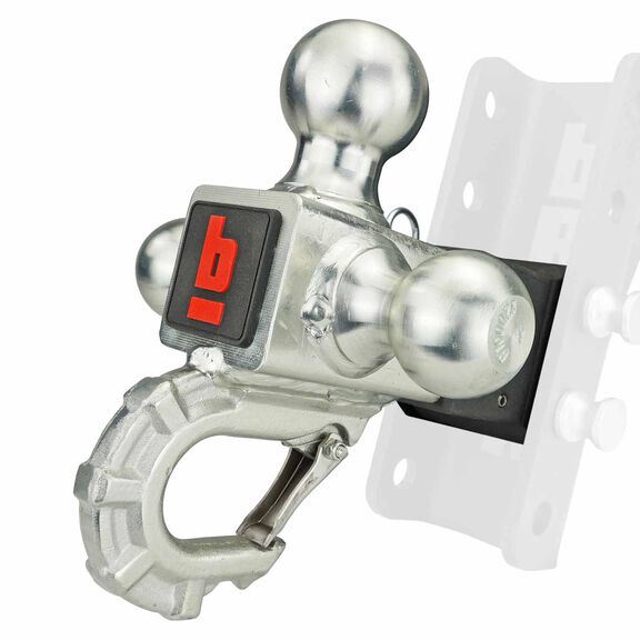 Channel Mount Tri-Ball and Carabiner Hook image number 4