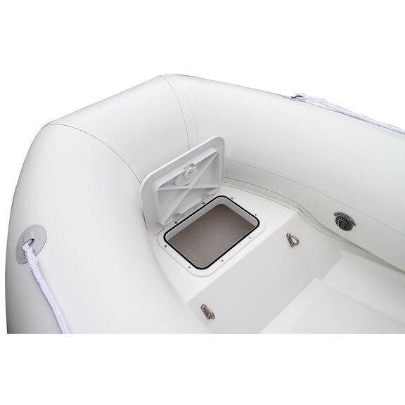 RIB-350 Fiberglass Double Floor Inflatable Boat, 11ft 5in Length, Hypalon UV Resistant Material, 1320lb Capacity image number 1