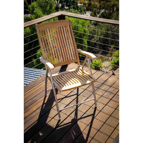 Windrift Teak Folding Deck Chair image number 4