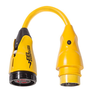 Marinco EEL Shore Power Pigtail Adapter, 50 Amp 125V Male to 30 Amp 125V Female