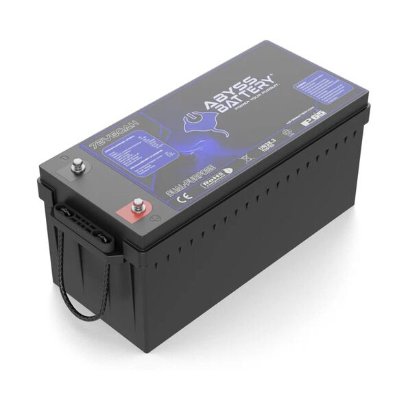 72V 60Ah Lithium Group 8D Golf Cart Battery, Bluetooth Enabled image number 1