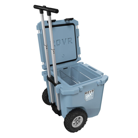 RollR 30 Quart Wheeled Hard Cooler with Telescopic Handle, South Pacific image number 3
