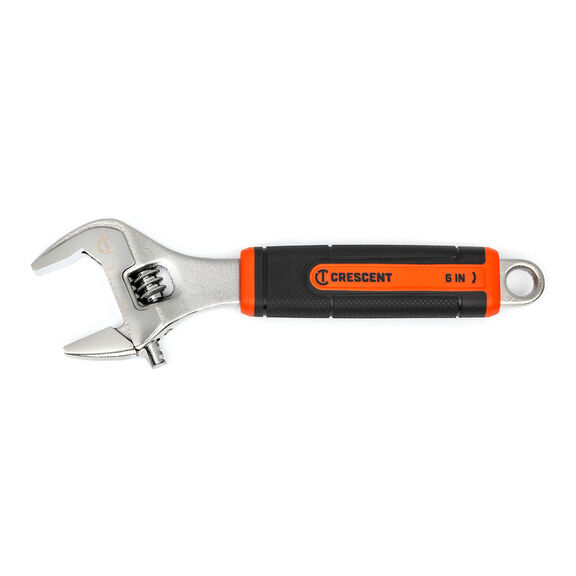 6" Cushioned Grip Adjustable Wrench image number 1