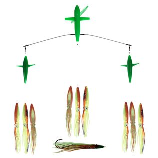 19&Prime; Side Tracker&reg; with 9&Prime; Floating Bulb Squid