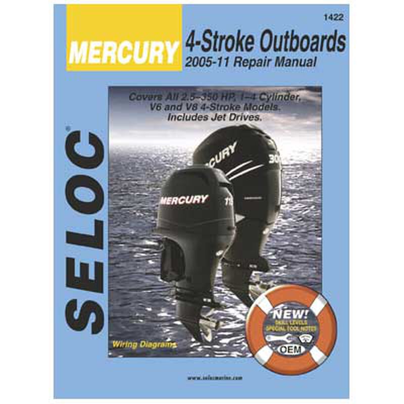 Mercury 4-Stroke Outboards 2005-2011 Repair Manual image number 0
