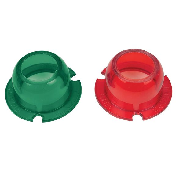 Replacement Lens Fits Perko Lights 915/963, One Red/One Green image number 0