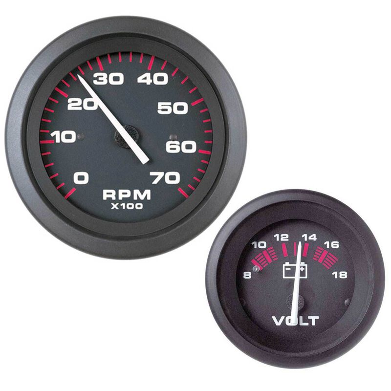 SIERRA Amega Series Twin Engine Add On O/B 2 Gauge Set West Marine