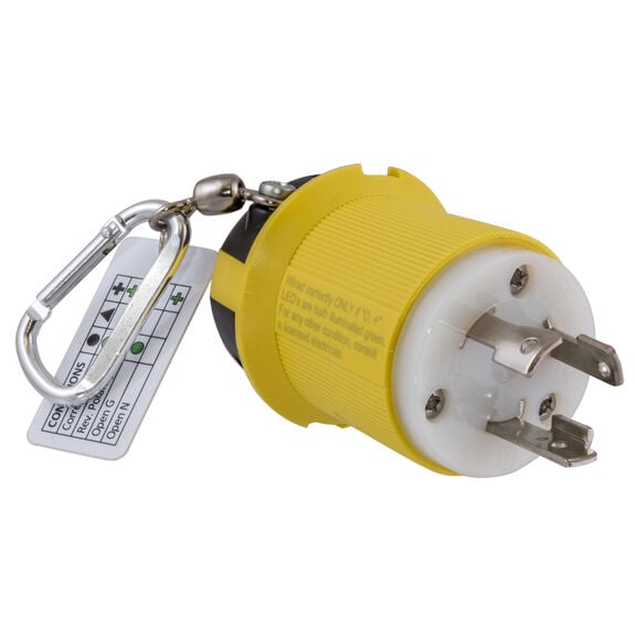 Hubbell Twist-Lock, Tester, 30A 125V, L5-30P Marine Version image number 0