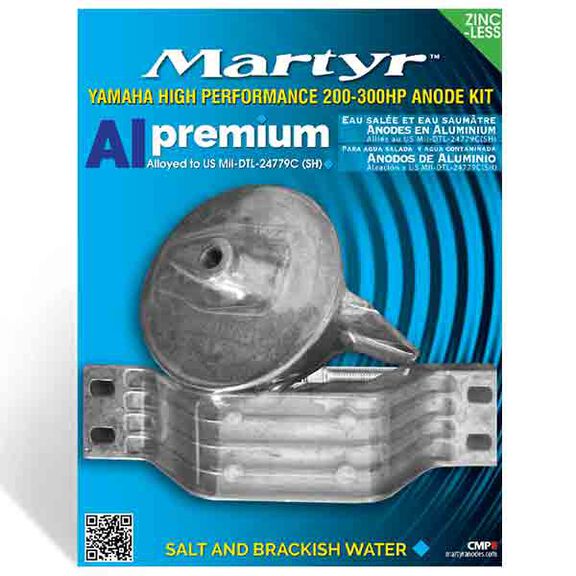 Yamaha Anode Kit - 200-300HP, Aluminum image number 0